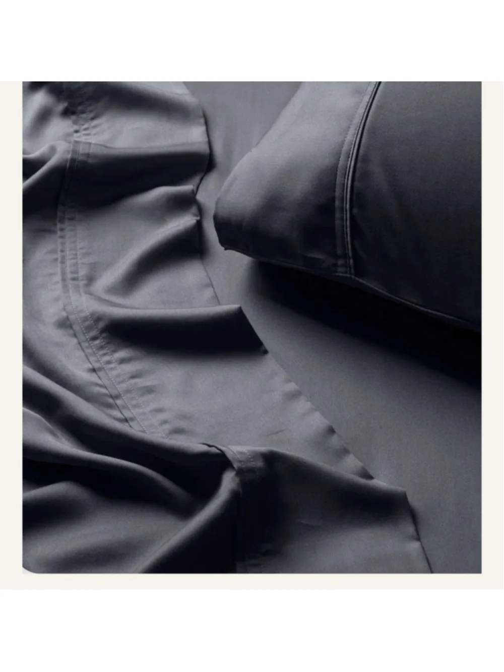 Olive Crate 100% Eucalyptus TENCEL Cooling - KING Sheet Set 4pc Charcoal